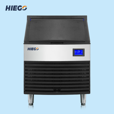 Máy làm đá Nugget thương mại 120kg Làm mát bằng không khí Sản lượng cao Máy làm đá tự động R404a