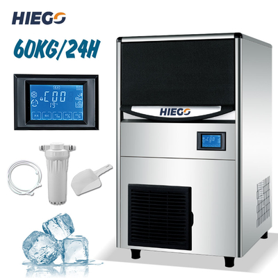 Máy làm đá tự động 150Lb thương mại dành cho quán bar Làm mát bằng không khí 60kg