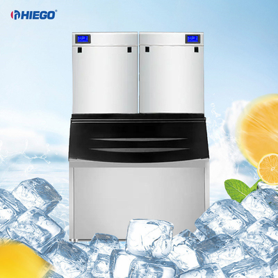 Siêu thị 4400W Máy làm đá tự động Máy tạo đá viên có độ ồn thấp