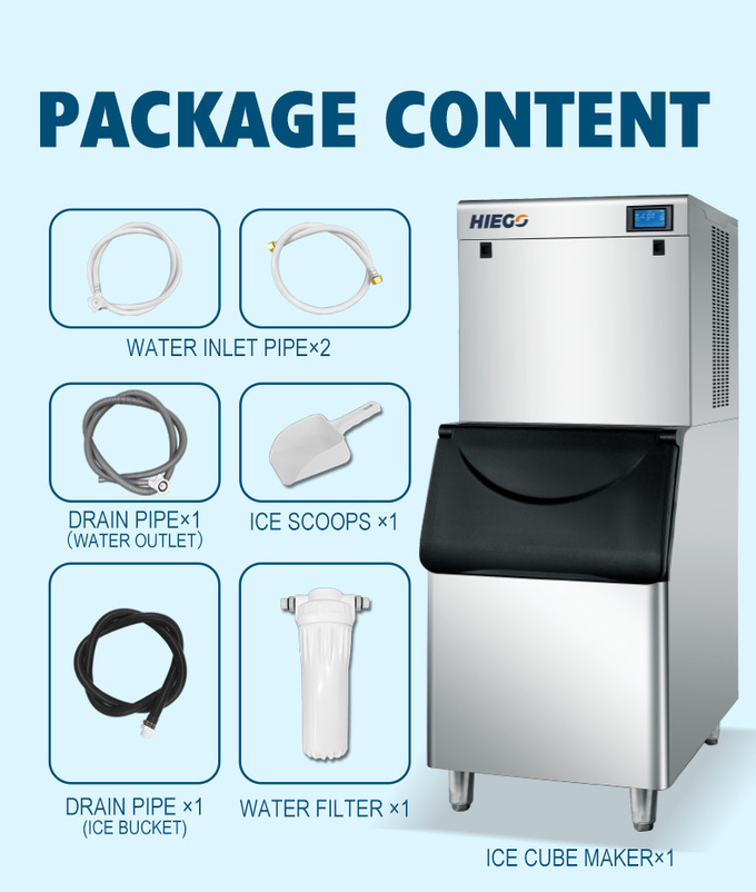 Máy làm đá viên tự động 500kg dành cho đồ uống lạnh Winner Clear Ice Machine 8