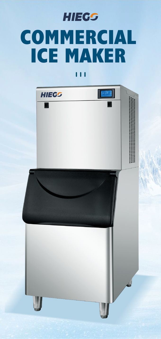 Máy làm đá viên tự động 500kg dành cho đồ uống lạnh Winner Clear Ice Machine 0